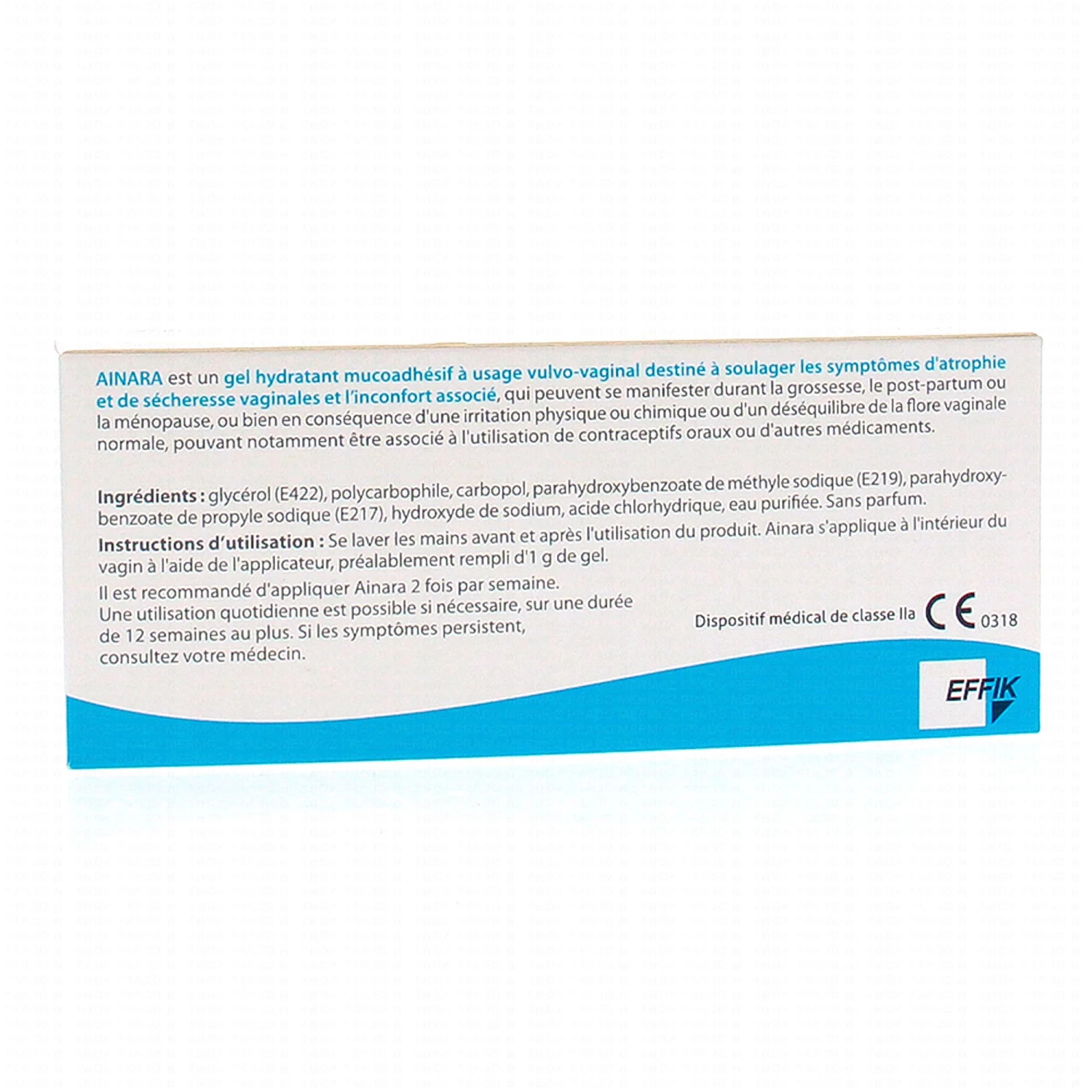 AINARA Gel Hydratant Vaginal 30g 2 AINARA Gel Hydratant Vaginal 30g – Image 2