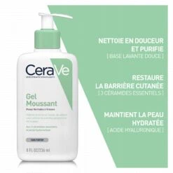 CERAVE Gel Moussant Peaux Normales à Grasses 8 CERAVE Gel Moussant Peaux Normales à Grasses -Santé Fournitures Boutique CERAVE Gel moussant peaux normales a grasses 473ml 42855 103 1684865136