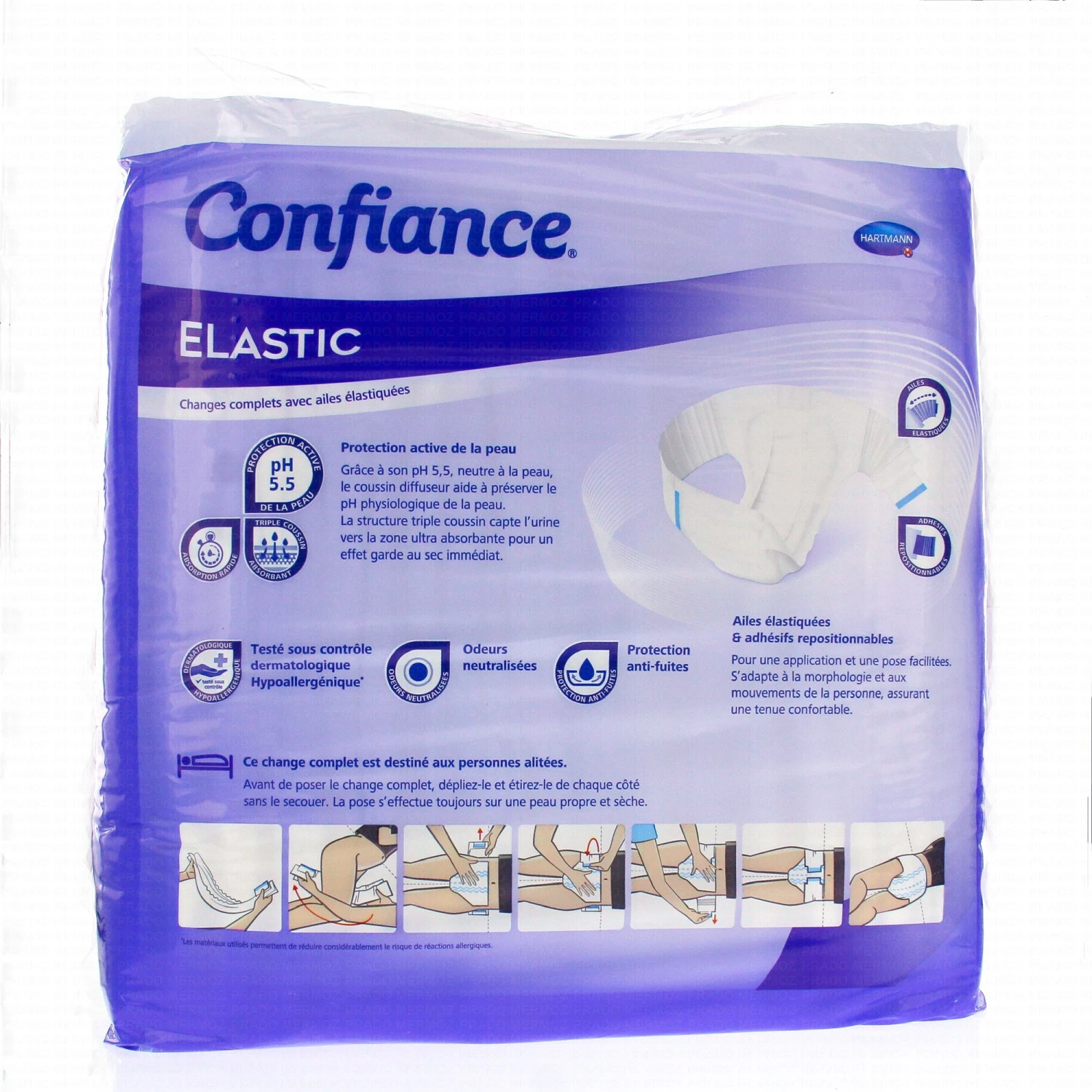 Hartmann CONFIAN Elastic - Changes Complets 9 Gouttes Taille XL X14 2 Hartmann CONFIAN Elastic - Changes Complets 9 Gouttes Taille XL X14 – Image 2