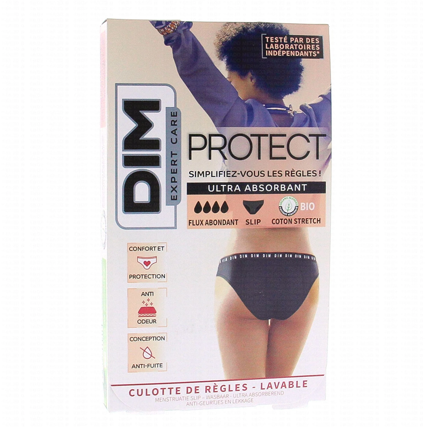 DIM Protect Culotte De Règles Ultra Absorbant Bio 1 DIM Protect Culotte De Règles Ultra Absorbant Bio