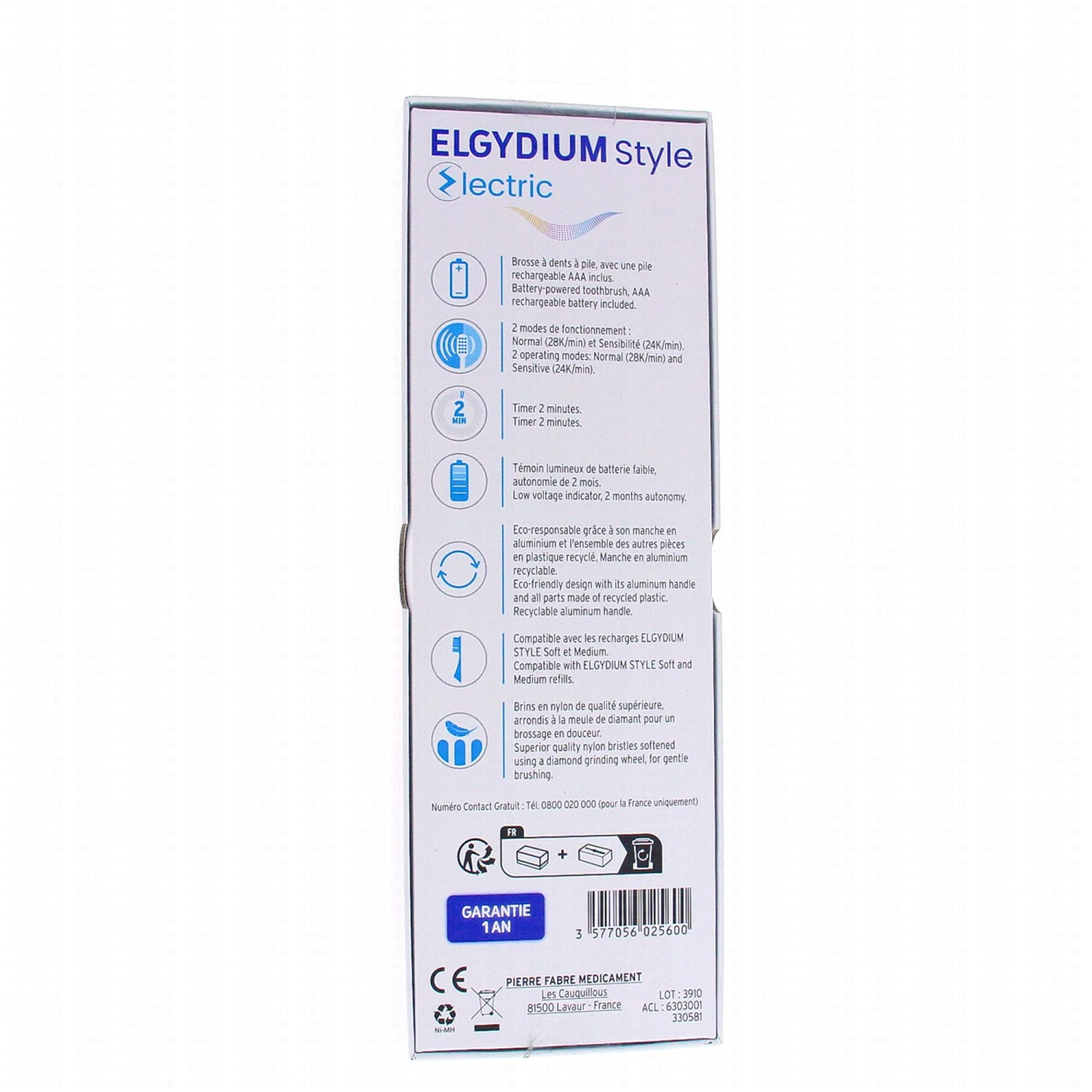 ELGYDIUM Style Electric – Brosse à Dents électrique 2 ELGYDIUM Style Electric – Brosse à Dents électrique – Image 2