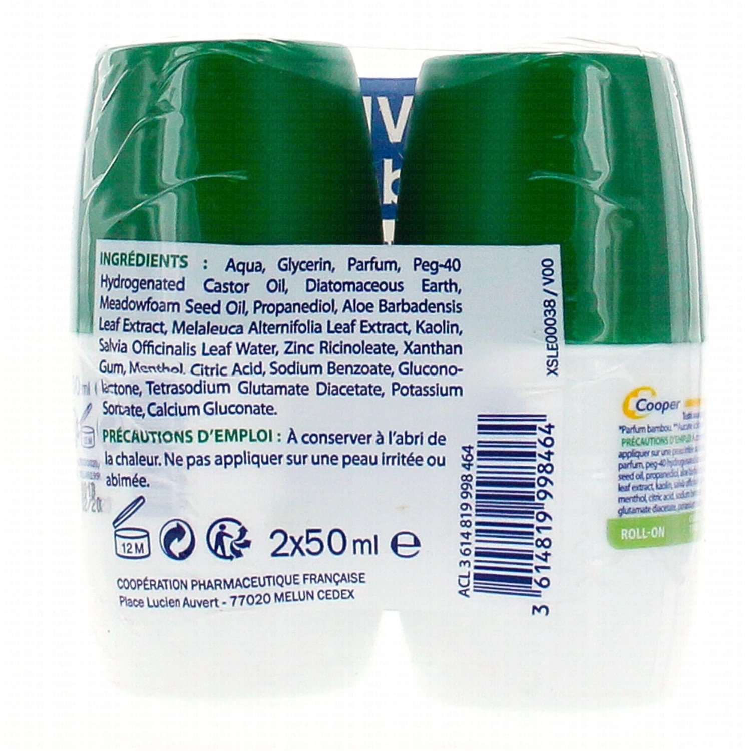 ETIAXIL Déodorant Végétal 24h Peaux Sensibles Roll-on 2 ETIAXIL Déodorant Végétal 24h Peaux Sensibles Roll-on – Image 2