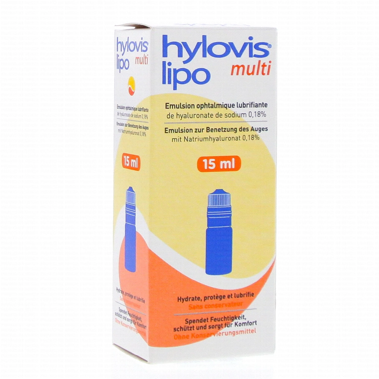 Hylovis Lipo Multi Emulsion Ophtalmique Lubrifiante Flacon 15ml 1 Hylovis Lipo Multi Emulsion Ophtalmique Lubrifiante Flacon 15ml