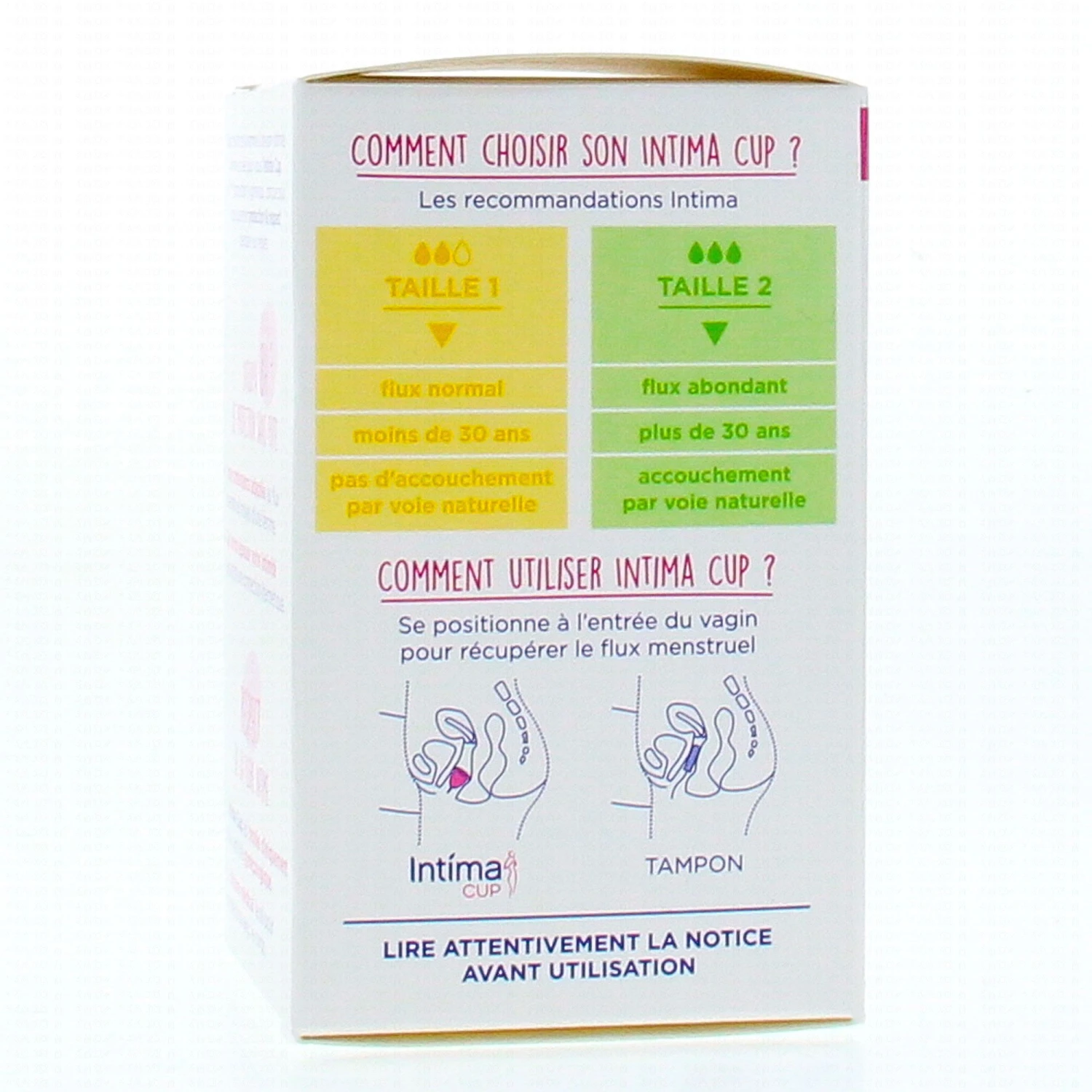 INTIMA Cup Coupe Menstruelle T1 X1 2 INTIMA Cup Coupe Menstruelle T1 X1 – Image 2