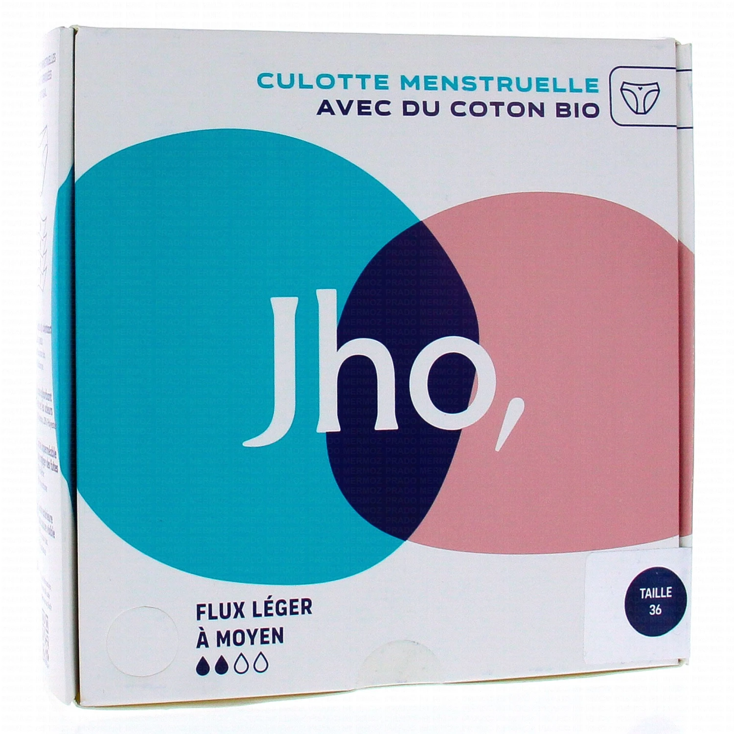 JHO Culotte Menstruelle En Coton Bio Flux Léger à Moyen 1 JHO Culotte Menstruelle En Coton Bio Flux Léger à Moyen