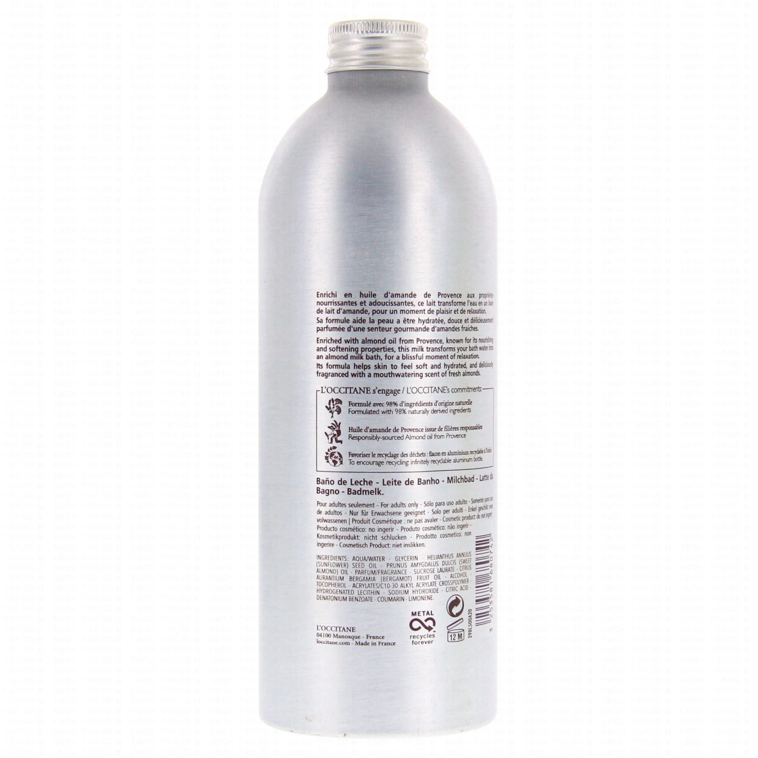 L'OCCITANE Amande - Lait De Bain 500ml 2 L'OCCITANE Amande - Lait De Bain 500ml – Image 2