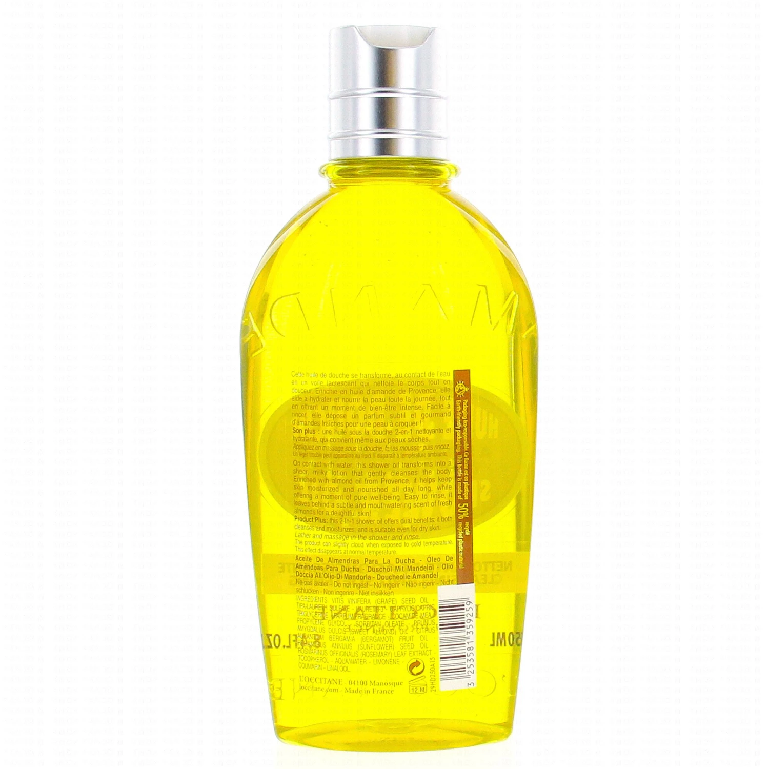 L'OCCITANE Huile De Douche Amande 2 L'OCCITANE Huile De Douche Amande – Image 2