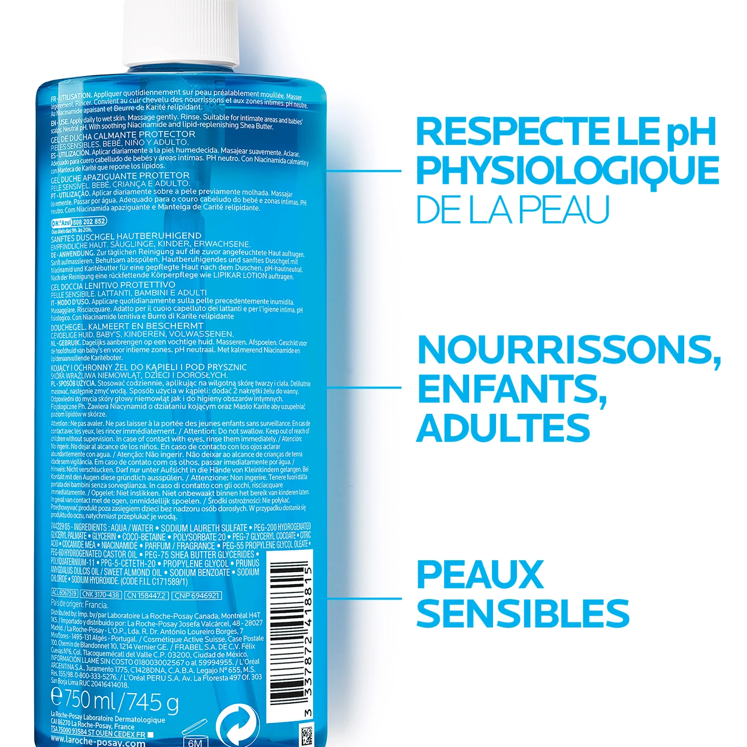 LA ROCHE-POSAY Lipikar Gel Lavant 3 LA ROCHE-POSAY Lipikar Gel Lavant – Image 3