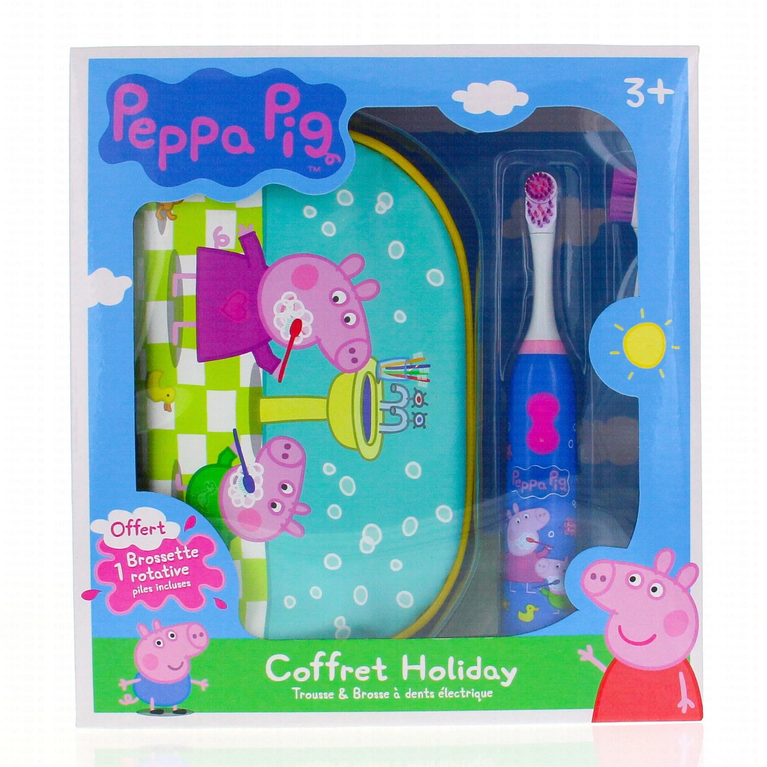 TINOKOU Peppa Pig Coffret Voyage Trousse Et Brosse à Dents 1 TINOKOU Peppa Pig Coffret Voyage Trousse Et Brosse à Dents