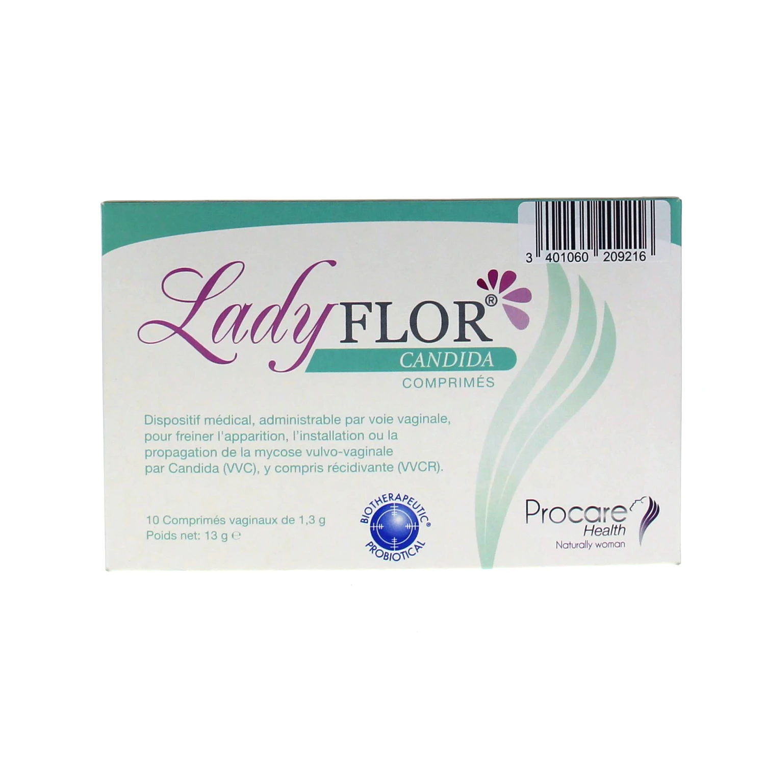 LADY FLOR Candida Comprimés Vaginaux 10 X 1,3g 1 LADY FLOR Candida Comprimés Vaginaux 10 X 1,3g