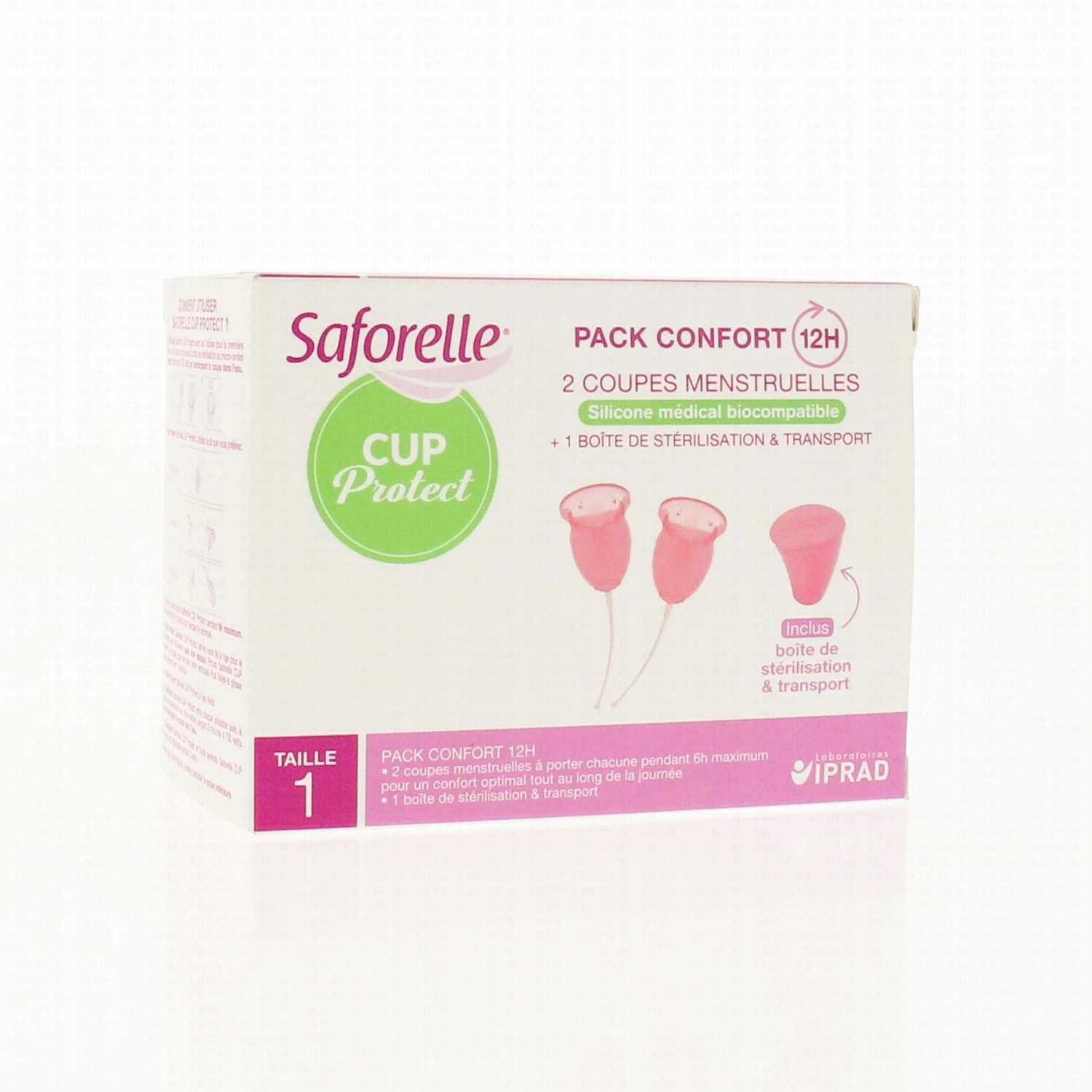 SAFORELLE Cup Confort Pack Confort 12h 1 SAFORELLE Cup Confort Pack Confort 12h
