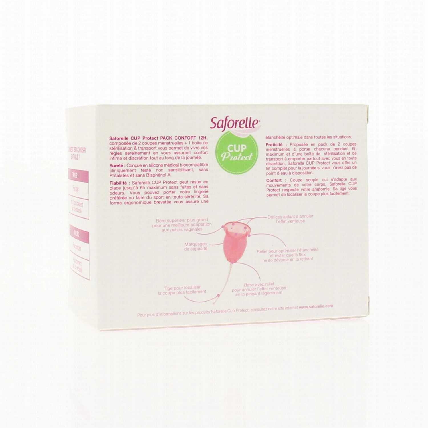 SAFORELLE Cup Confort Pack Confort 12h 2 SAFORELLE Cup Confort Pack Confort 12h – Image 2