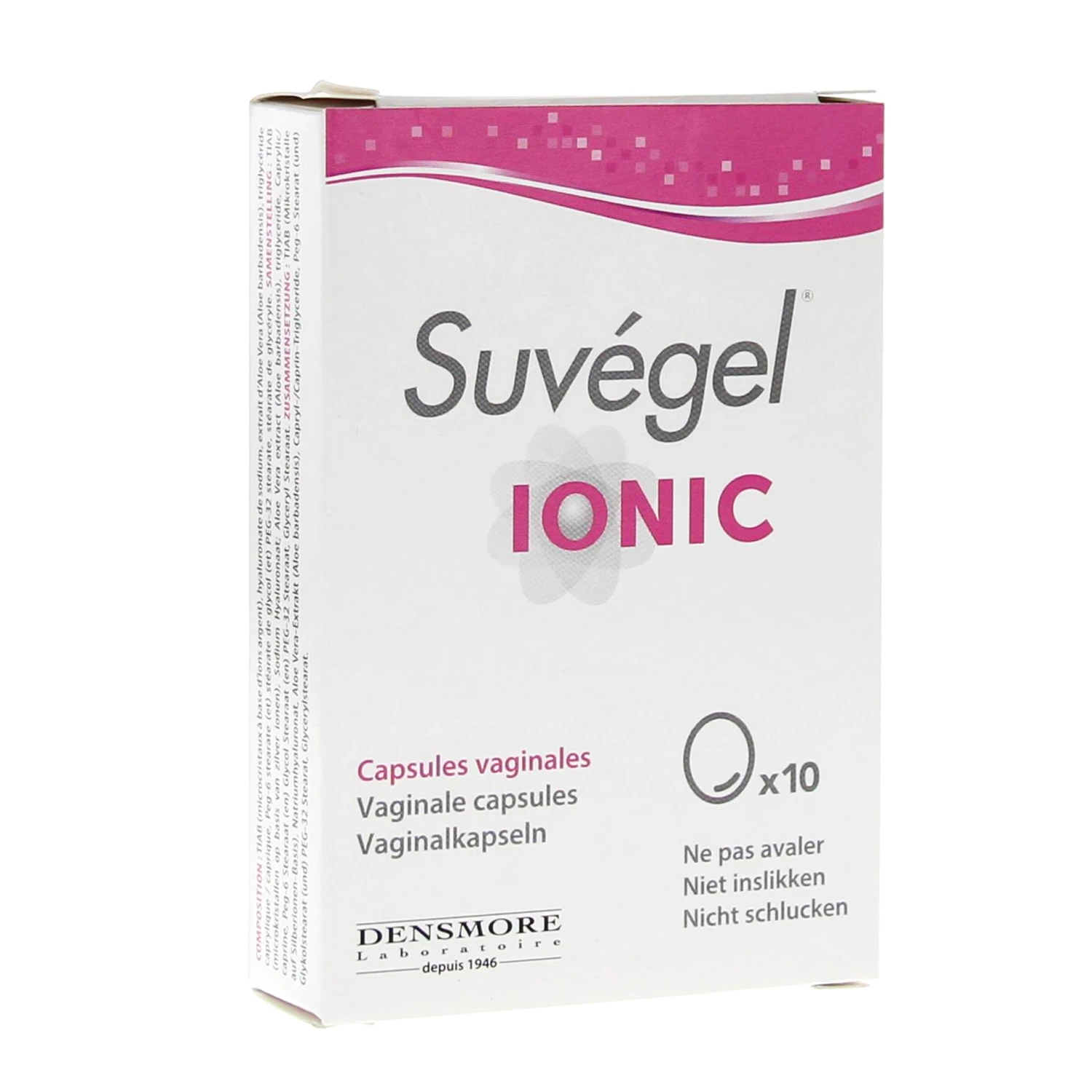 SUVEGEL Ionic Capsules Vaginales Boîte De 10 Capsules 2 SUVEGEL Ionic Capsules Vaginales Boîte De 10 Capsules – Image 2