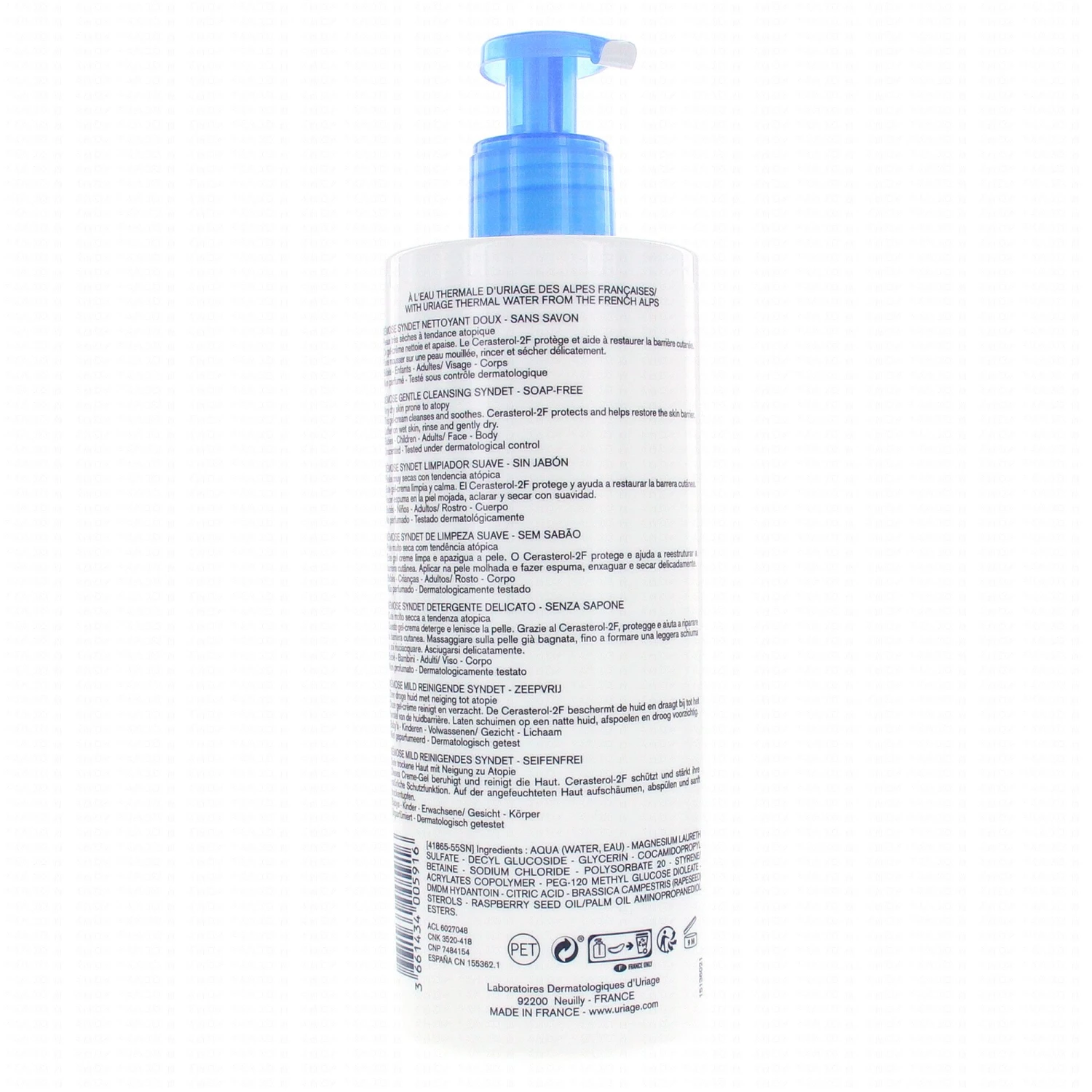 URIAGE Xémose Syndet Nettoyant Doux 2 URIAGE Xémose Syndet Nettoyant Doux – Image 2