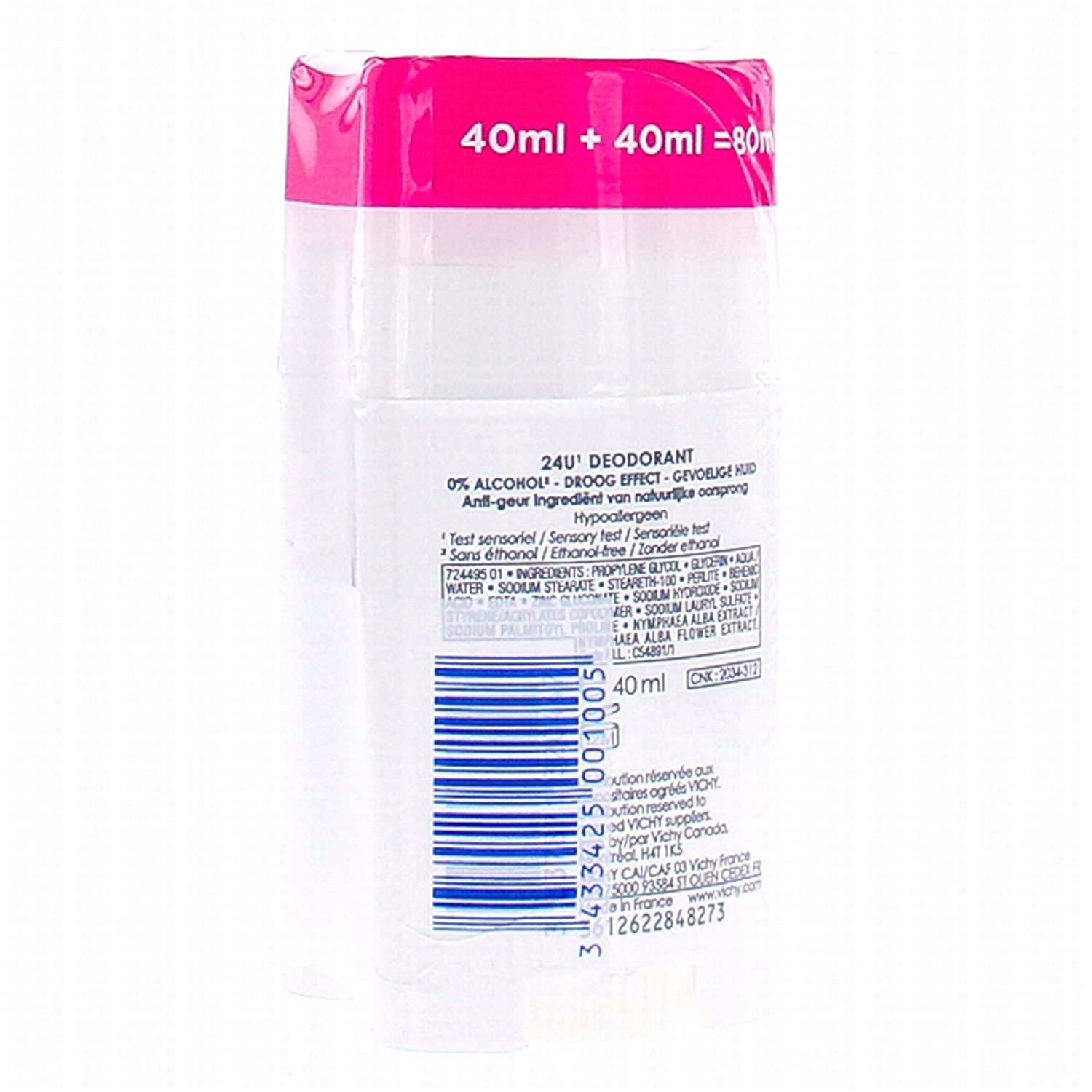 VICHY Déodorant Stick 24h Hypallergénique Toucher Sec 2 VICHY Déodorant Stick 24h Hypallergénique Toucher Sec – Image 2