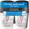 VICHY HOMME Déodorant Anti-transpirant 48h Lot De 2 X50ml