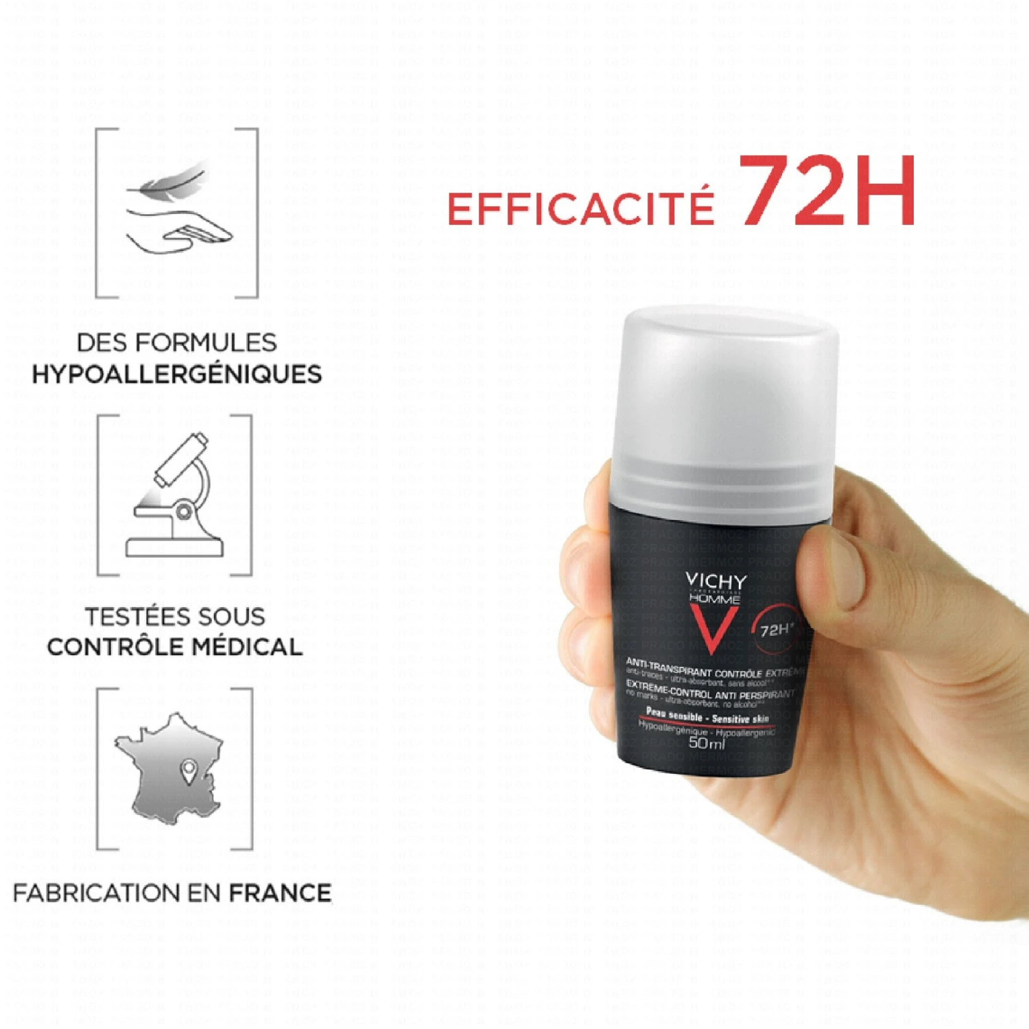 VICHY Homme Déodorant Contrôle Extrême 72h 3 VICHY Homme Déodorant Contrôle Extrême 72h – Image 3