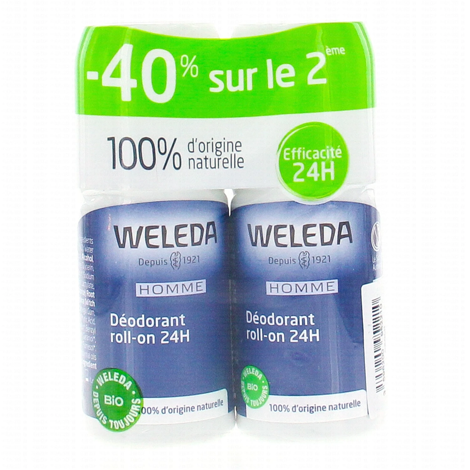 WELEDA Déodorant Roll-on Homme 1 WELEDA Déodorant Roll-on Homme
