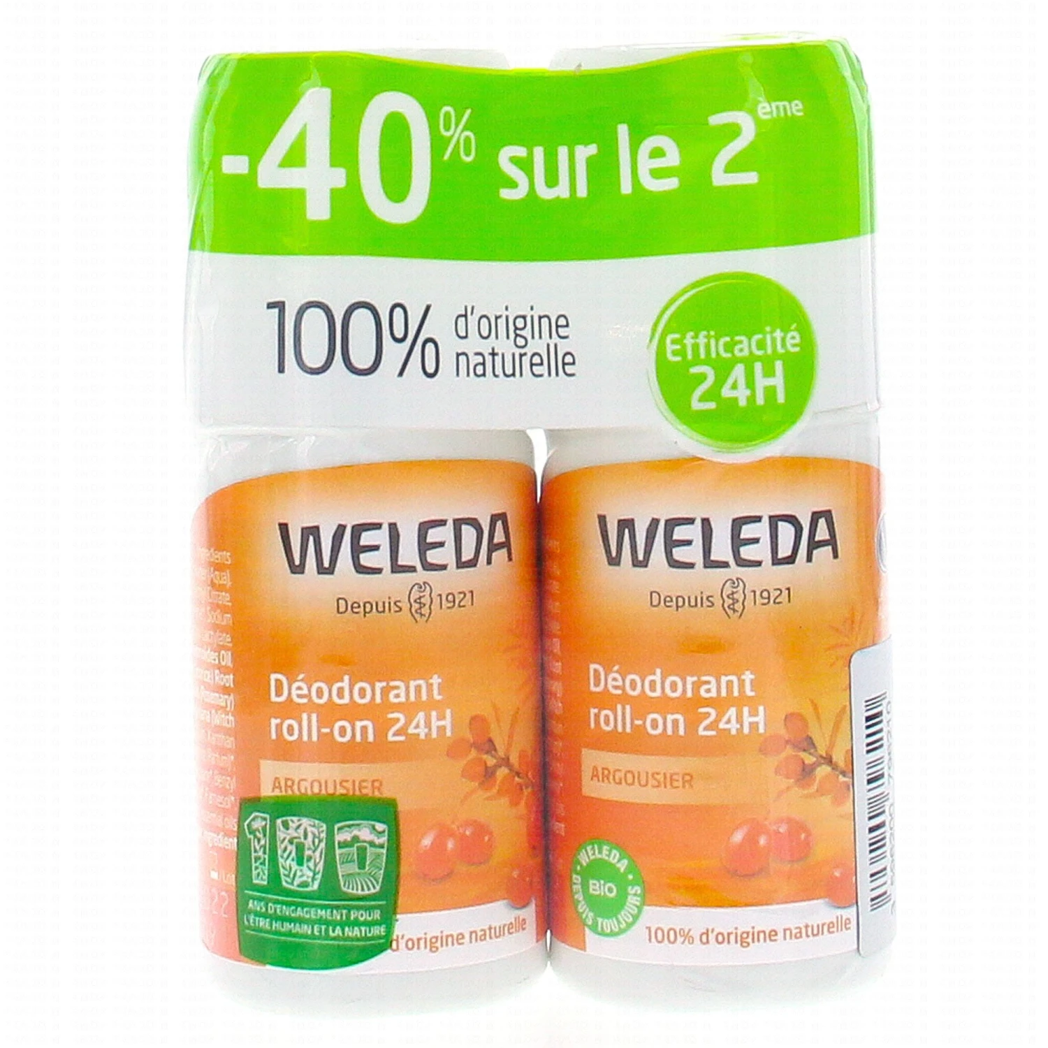WELEDA Déodorant Roll-on Argousier 1 WELEDA Déodorant Roll-on Argousier